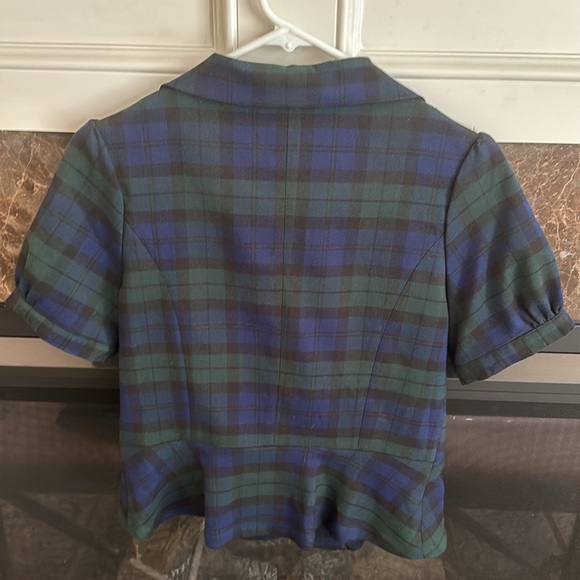 Two piece set Vintage tartan plaid skirt suite- New Gorgeous! 6/8 - Picture 5 of 5